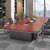 永岩钢木  现代简约式5米会议桌  YY-0152(桃木色 默认)第2张高清大图