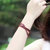 ARMASA阿玛莎18K金石榴石紫水晶手链三圈时尚款送女友闺蜜情人(16cm)第5张高清大图