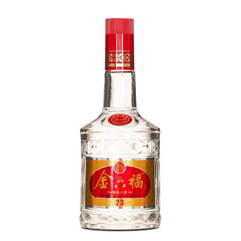 金六福 福满佳禧t20 纯粮食酿造 50度浓香型高度白酒 500ml/瓶(500ml