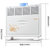美菱(Meiling)电暖器家用取暖器薄款浴室防水暖风机 四窗RD114第2张高清大图