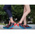 耐克男子跑步鞋Nike max90全掌气垫情侣款飞线女鞋皮面休闲运动鞋(黑红皮面)第5张高清大图