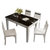 双虎家私 钢化玻璃餐桌 桌子简约小户型家用2人省空间的餐桌15K1(单独餐桌)第5张高清大图