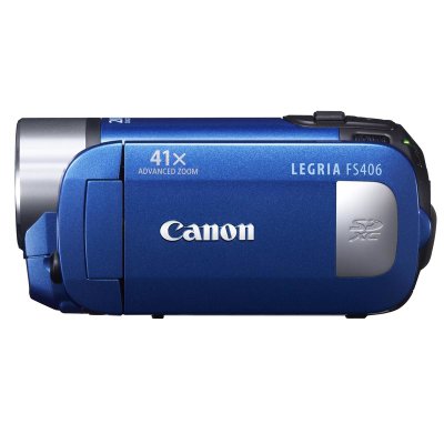 佳能（canon）FS406摄像机（蓝色）
