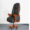 淮杭 班椅办公椅会议室用椅子老板椅 HH-HY0140(黑色 皮艺)