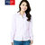 BRIOSO新款衬衫女士牛津纺纯色衬衫 女衬衫百搭商务衬衫(BNJF001)第2张高清大图