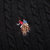 uspolo美国马球协会男士V领无袖袖经典纯色百搭羊毛线背心 Y331003(黑色 XL)第4张高清大图