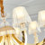 欧式吊灯大厅水晶灯美式灯具饭厅灯北欧客厅灯现代简约卧室餐厅灯(10加5个灯头 直径100厘米)第4张高清大图