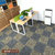 办公室地毯 方块地毯 卧室房间沙发台球室美容院拼接满铺PVC地毯条纹加厚写字楼地毯(金牛座C3+C7)第5张高清大图