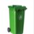 俊采云（JunCaiYun)JCY-280户外塑料分类垃圾桶240升挂车桶特加厚大号商用小区带盖轮子(军绿色 JCY-280)第4张高清大图