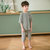 CaldiceKris（中国CK）儿童莫代尔短袖居服宝宝俩件套薄款睡衣CK-TF21452(灰色 XXXXL)第5张高清大图