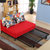 多功能沙发床可折叠伸缩单人双人1.2/1.5/1.8米布艺沙发床可拆洗简约沙发床可折叠(四格英文 1.5米宽)第5张高清大图