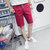 bebeeru男装新款夏装短袖衬衣时尚休闲衬衫男士韩版加大码 F03(s11红色 4XL)第4张高清大图