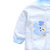 贝壳元素婴儿连体衣服秋装新生儿纯棉哈衣男女宝宝爬爬服xhy0237(80 蓝白条)第4张高清大图