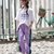 女童夏装套装2019新款韩版网红大童时髦运动两件套超洋气十件装 紫 150cm(s 白)第4张高清大图