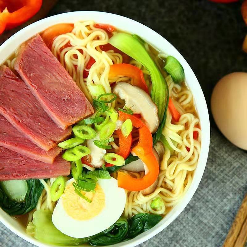 昔俏大碗面条非油炸方便面饼火锅麻辣烫单包70g送炒面料约22包