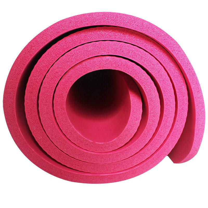 李宁lining瑜伽垫初学者nbr加宽18580cm防滑家用加厚10mm训练健身运动