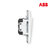 ABB开关插座面板套装由艺系列白色五孔插座86型二三极墙壁电源插座开关面板套餐合集(二位单控)第4张高清大图