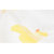 Emimi 爱米米 日本制造 新生儿纯棉短款内衣和尚服2件套 0-3个月(新生儿（0-3个月） 黄鸭鸭黄条纹)第3张高清大图
