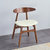 <定制家具>北欧田园橡木餐椅简约休闲咖啡厅椅子(原木色)第3张高清大图