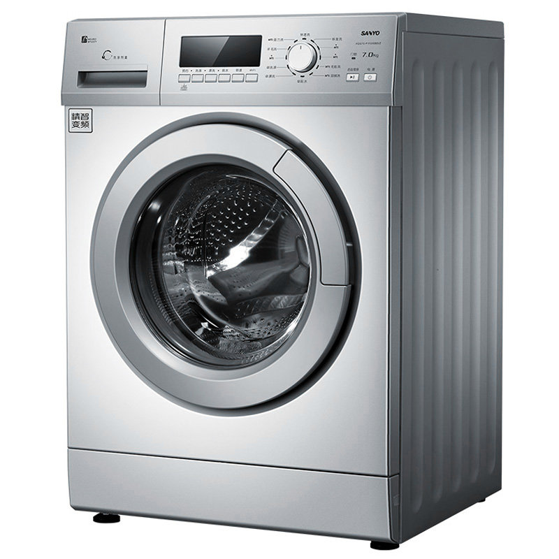 三洋(sanyo)xqg70-f11310bsz 7公斤 全自动 变频滚筒洗衣机(银色)