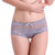 新款中腰大码女士内裤透气性感蕾丝收腹莫代尔女三角裤四条装(自主下单，备注颜色 4L（2.6-3尺）)第9张高清大图