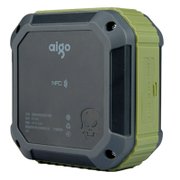 爱国者（aigo）BT108便携音箱户外三防NFC蓝牙音箱（绿色）