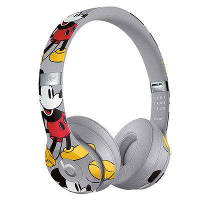 Beats Solo3 Wireless 头戴式 蓝牙无线耳机 手机耳机 游戏耳机 -米奇90周年纪念款