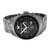 阿玛尼（Armani）潮流黑甲战士独立设计时尚三眼运动系列精钢石英男士手表 AR0585第3张高清大图