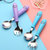 开优米 304儿童餐具不锈钢卡通勺子叉子 便携式套装宝宝辅食餐具(紫色 勺子叉子)第4张高清大图