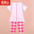 南极人儿童棉莱卡时尚打底内衣（亮色爱心） N513T80422(粉色 140cm)第5张高清大图