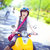 韩版时尚情侣四季通用哈雷太子盔 电动车摩托车夏季男女潮流头盔(粉红小猴)第2张高清大图
