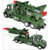 鸭小贱1：60解放卡车导弹车运输车油罐车野战军车回力车合金车模型儿童玩具车351B(陆军炮弹发射车)第4张高清大图