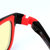AA99儿童防蓝光眼镜手机电脑防辐射护目镜树脂镜片TR90材质镜框C01适用年龄4-12岁(蓝光阻隔Plus黑红色)第4张高清大图