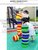 俊采云JYCL85幼儿园彩虹轮吊球跳格子儿童夹腿蹦青蛙跳游戏道具感统器材户外类（单位：个）(红色 JYCL85)第3张高清大图