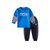 小猪班纳童装2021秋季宝宝T恤套装男童条纹上衣运动裤儿童两件套(120 经典蓝)第5张高清大图
