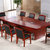 GX 实木木皮会议桌绿色环保油漆会议桌培训桌(胡桃色 YH-400)第5张高清大图