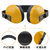 华特7302睡眠隔音耳罩保护耳朵防噪音降噪音学习工厂射击隔音耳机(黄色 1副)第3张高清大图