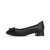 森达2021秋季新款商场同款气质通勤舒适粗跟女浅口单鞋3EQ01CQ1(黑色 36)第2张高清大图