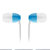 漫步者（EDIFIER） H210 手机耳机 入耳式耳机 低频强劲 可通话耳机(蓝色)第2张高清大图