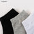 CaldiceKris（中国CK）简约白色纯棉船袜（5双装）CK-FS1016(均码 黑色)第4张高清大图