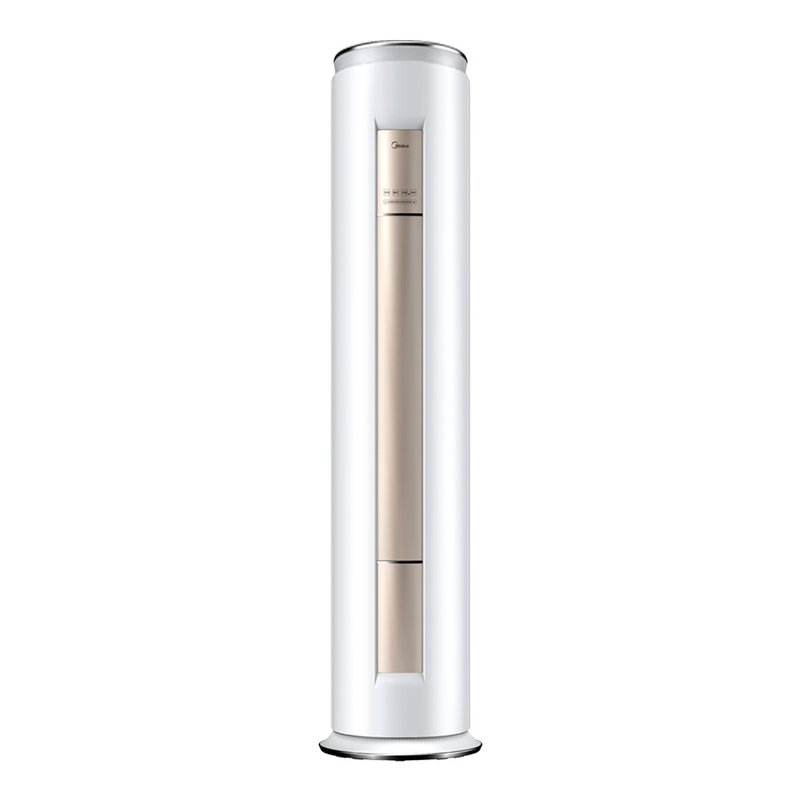 美的midea新一级fun星智能变频3匹客厅圆柱空调柜机kfr72lwn8mha1