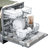 西门子(SIEMENS)洗碗机SC73M611TI 嵌入式家用8套 多重烘干 高温消毒自动洗碗器(黑色)第3张高清大图