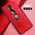 小米红米K20新款手机壳redmi k20pro金属护眼皮纹壳K20PRO防摔磁吸指环保护套(儒雅红指环款)第3张高清大图