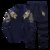 冲锋道 男士秋季新款开衫立领卫衣套装韩版潮流 春秋休闲跑步运动服两件套QCC-112-1-D6014(灰色 XXL)第3张高清大图
