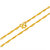 传世美钰 黄金项链足金水波纹项链 免工费(约6.44克 长约44-45cm)第3张高清大图