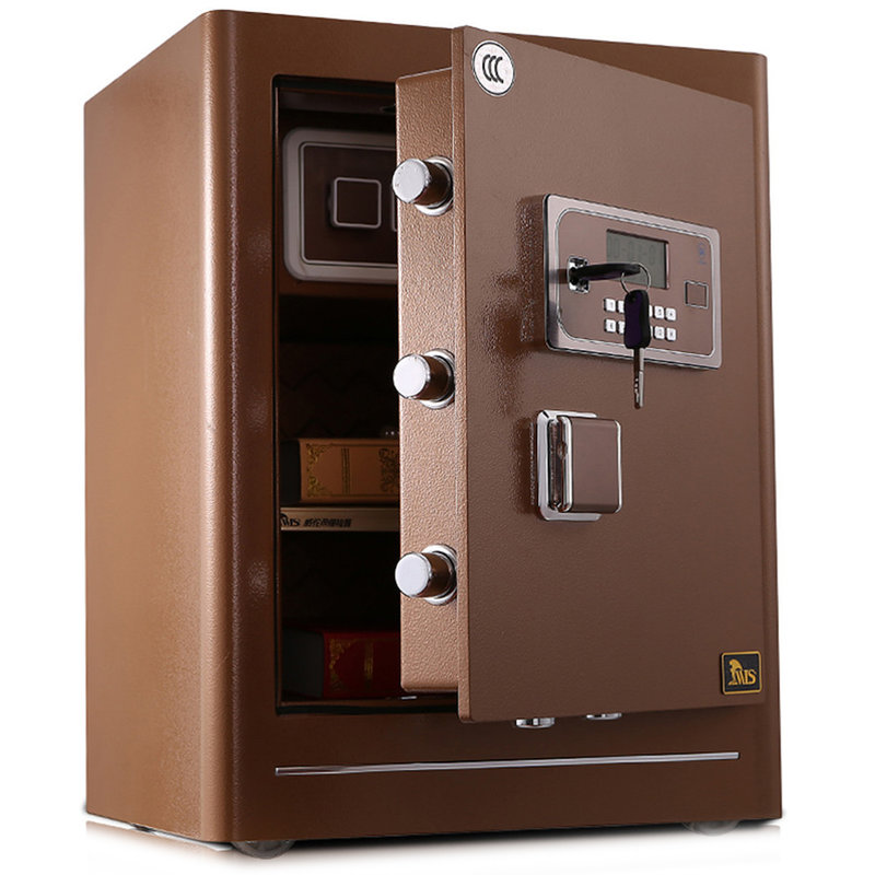 威伦司wlsfdga1d55sw电子密码锁单开门保险柜褐黄金色