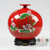 中国龙瓷德化白瓷 *陶瓷工艺礼品瓷 陶瓷装饰 礼品摆件 26cm天地方圆-红（荷花）ZGH0112第2张高清大图
