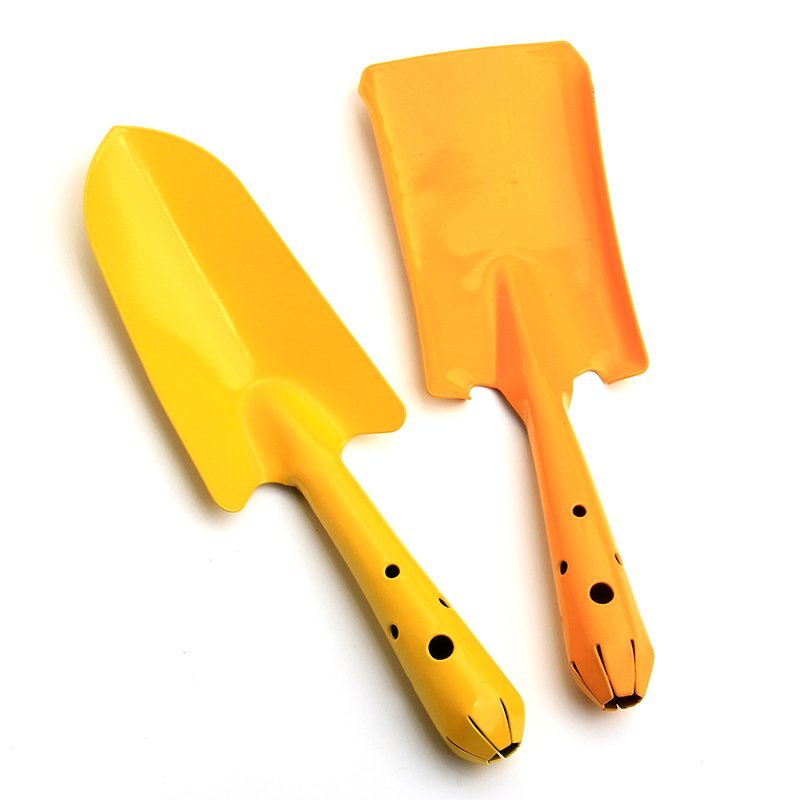 多色种花工具小铲子阳台养花种菜小铁锹儿童挖野菜园艺工具家用黄色