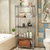 索尔诺不锈钢厨房置物架 浴室卫生间角架 卧室落地层架 收纳架子Z655第2张高清大图