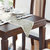 亚格林 美式 餐桌 实木餐桌椅组合饭桌长方形小桌子餐厅家具(餐桌+4张0908硬座椅)第4张高清大图